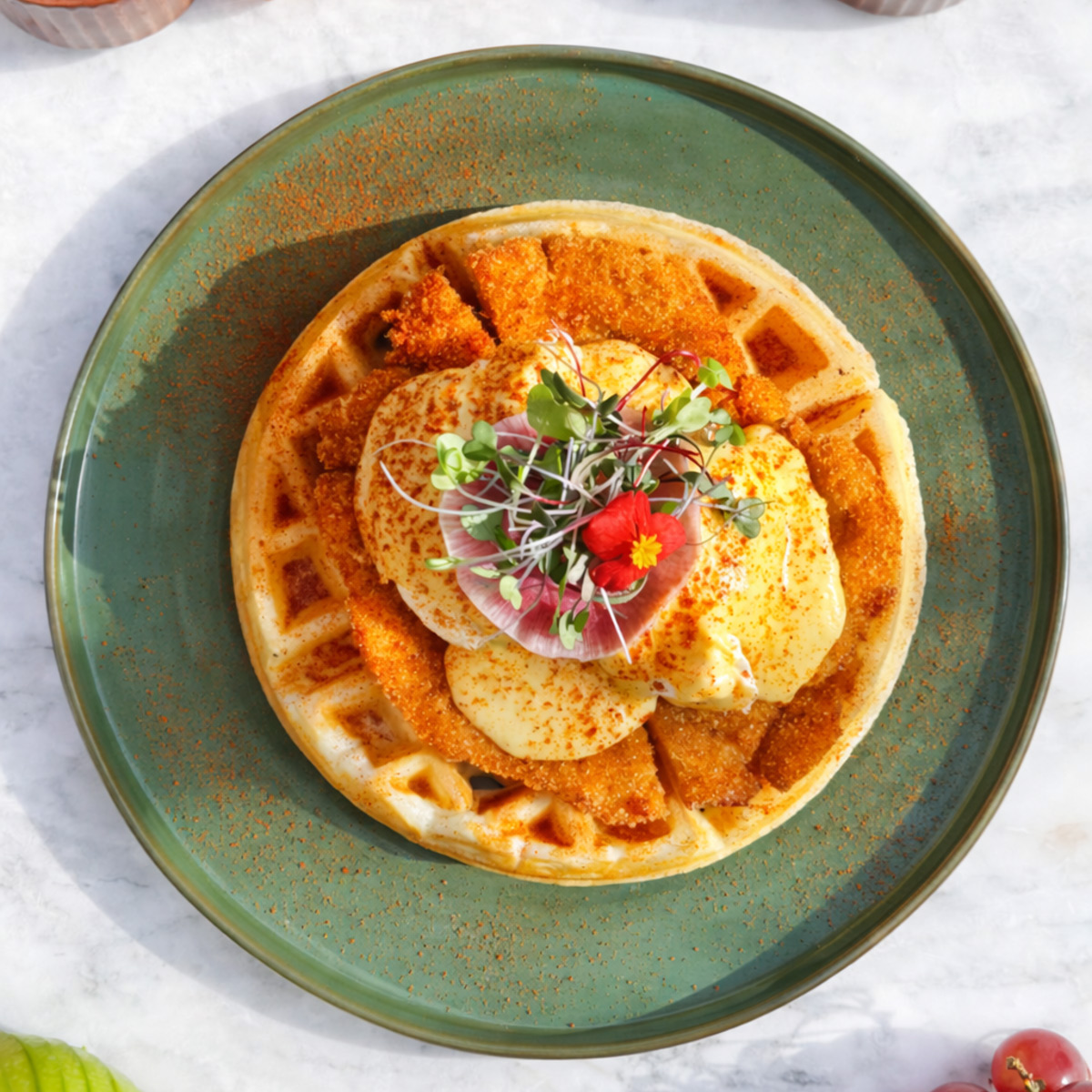 Brunch: Chicken Waffle Benny