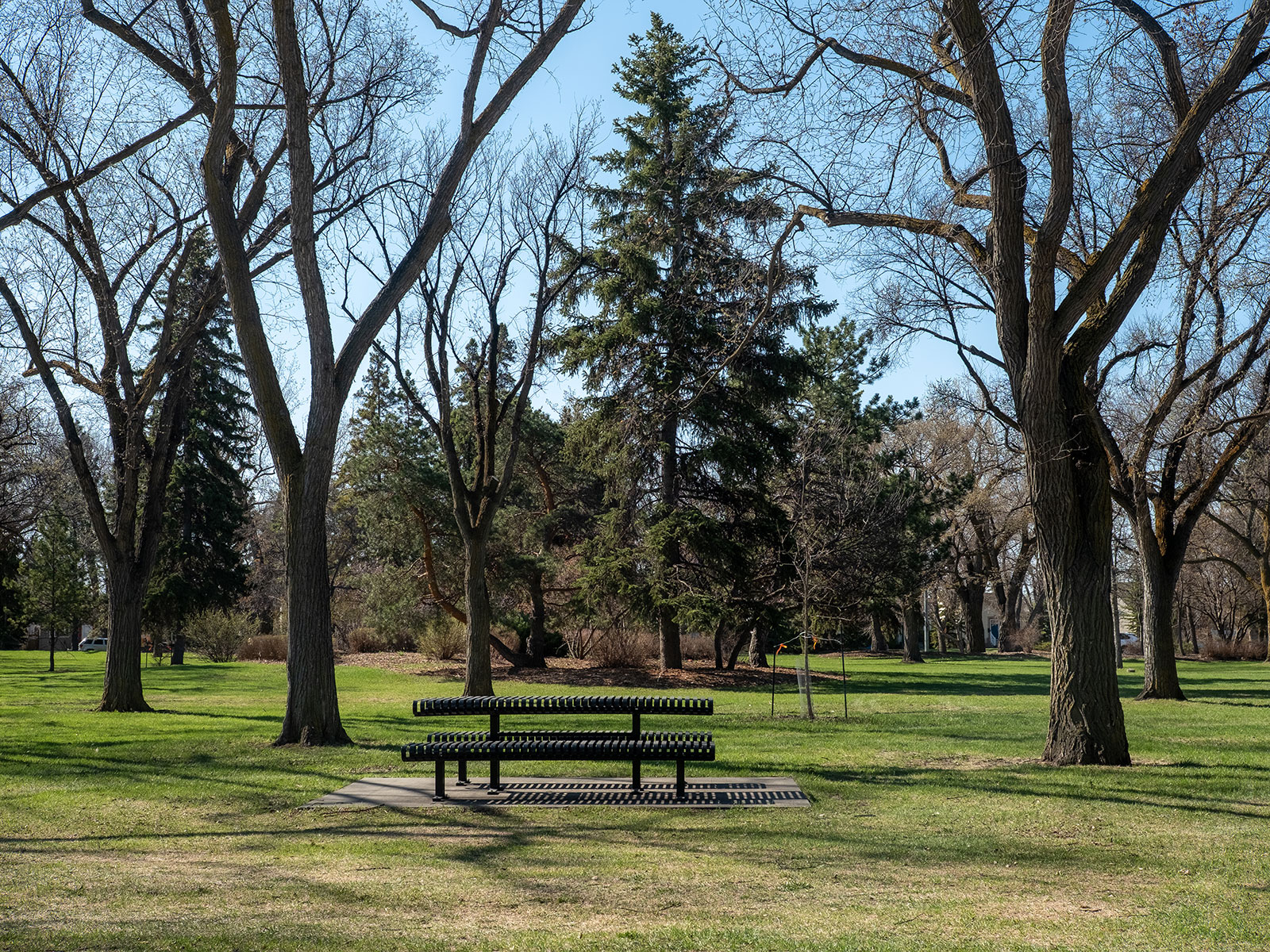 Picnic table available for drop-in use