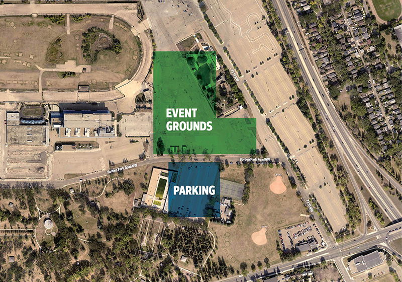 Get Ready in the Park Event Map and Parking