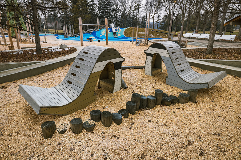 Chickadee nature play structure