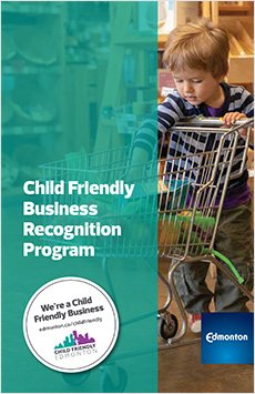 Child Friendly Business Recognition Program brochure title page thumbnail