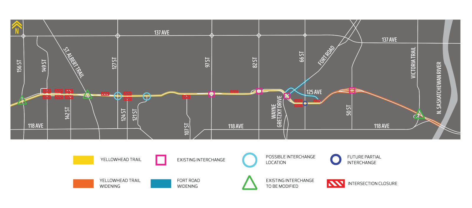 Yellowhead Trail Freeway Conversion City Of Edmonton 4448