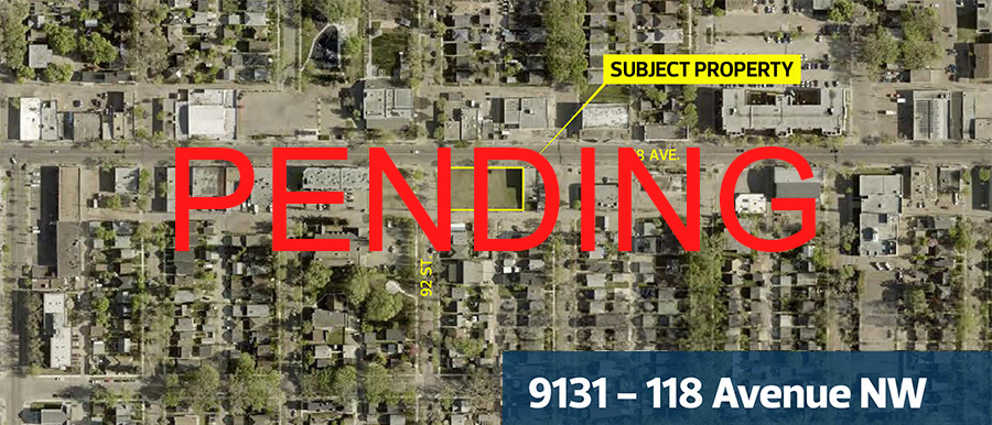 Aerial view of Alberta Avenue Arts Common listing
