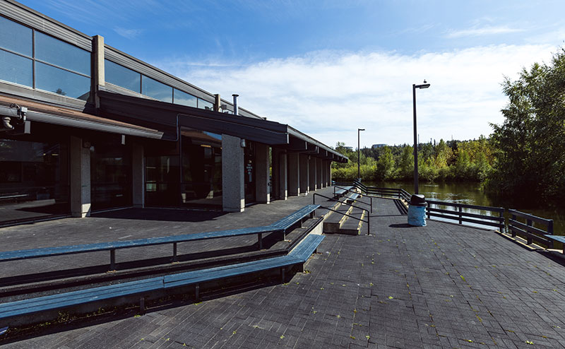 Exterior - pond lookout