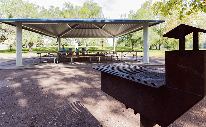 Picnic shelter campstove