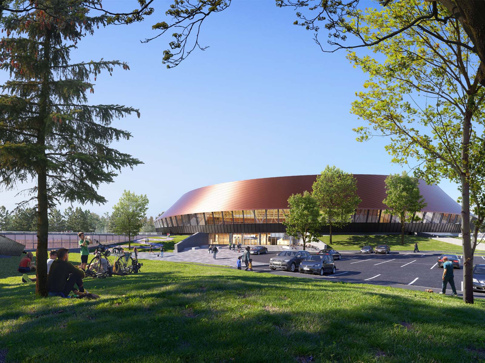 Exterior view from Ross Sheppard School