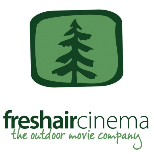 Logo: FreshAir Cinema - The outdoor movie company