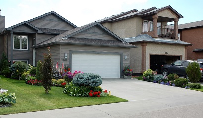 tiny yard and house