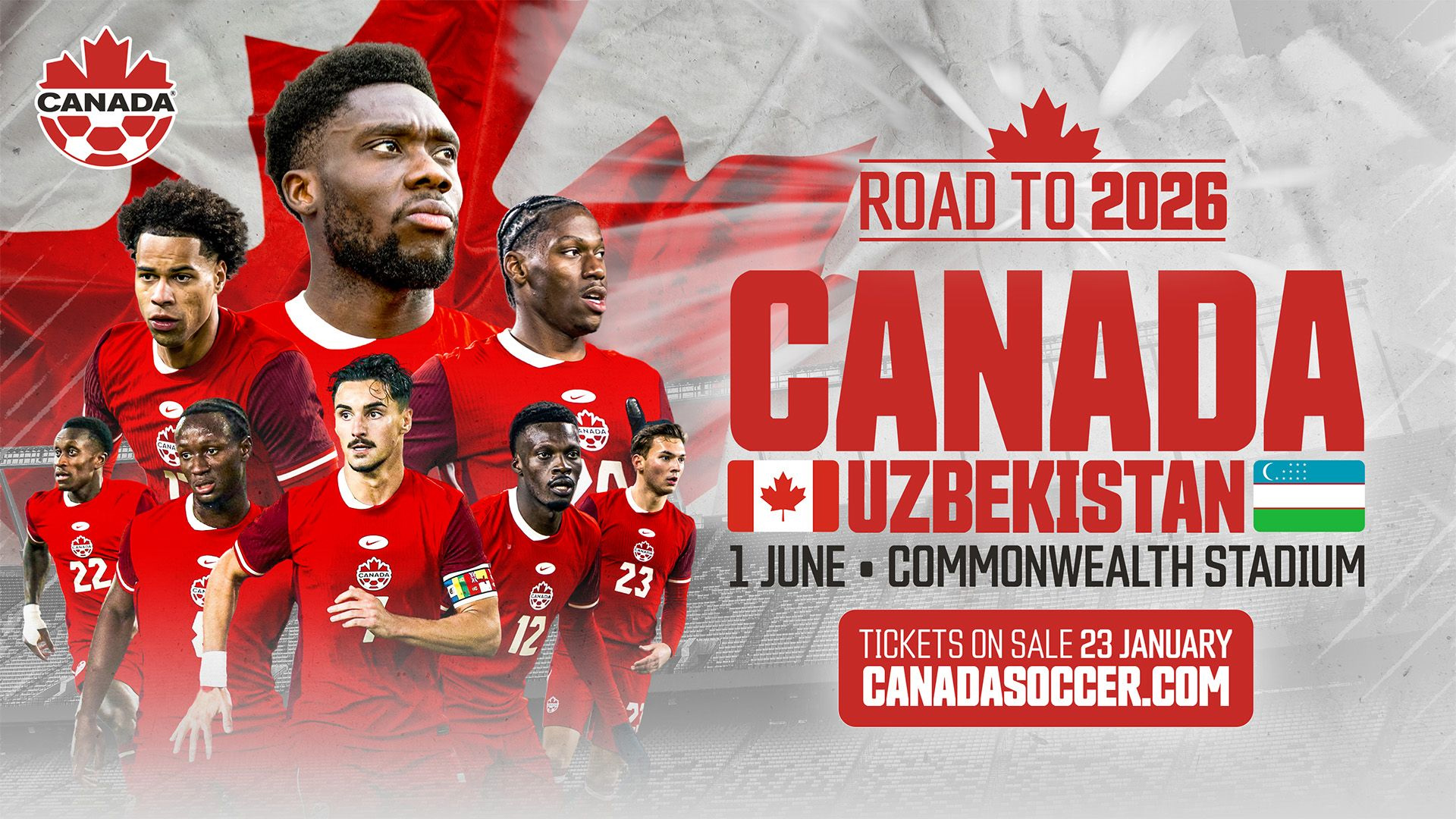Send-Off Series: Canada MNT vs Uzbekistan - Monday June 1