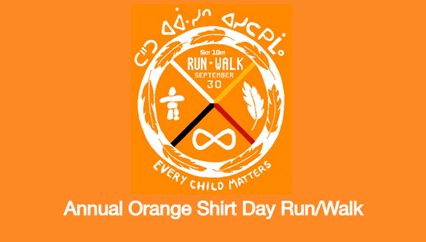 orange run walk photo